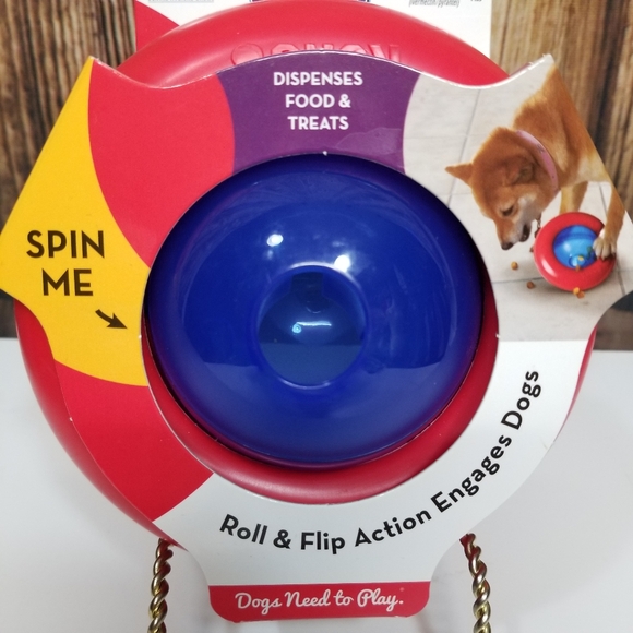 NEW Kong Gyro Treat Dispenser Small/Petite Interactive Dog Puzzle Toy - Picture 3 of 8